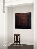 Inner Power / Fragment #2 / GLOSSY CANVAS