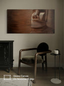Moai. The Silent Witness / Fragment #2 / GLOSSY CANVAS