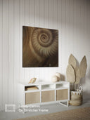 Ammonite. The Memory Spiral / Fragment #2 / GLOSSY CANVAS