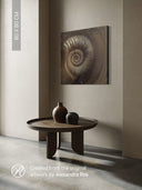 Ammonite. The Memory Spiral / GLOSSY CANVAS