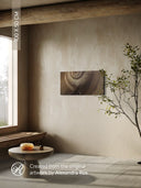 Ammonite. The Memory Spiral / Fragment #4 / GLOSSY CANVAS