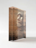 Moai. The Silent Witness / Fragment #3 /  ACRYLIC BLOCK