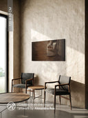 Moai. The Silent Witness / Fragment #2 / GLOSSY CANVAS