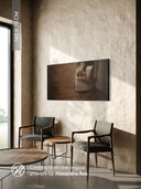 Moai. The Silent Witness / Fragment #2 / GLOSSY CANVAS