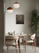 Ammonite. The Memory Spiral / GLOSSY CANVAS