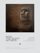 Moai. The Silent Witness / GLOSSY CANVAS