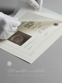 Ammonite. The Memory Spiral / GLOSSY CANVAS