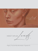 Angel A. The One Who Remembers / Fragment #1 / MATTE CANVAS